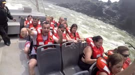 Paseo gran aventura en las Cataratas del Rio Iguazú, Argentina, provincia de Misiones.