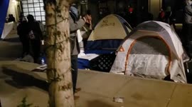 Patrick Kimmins Autonomous Zone in Portland, Oregon, USA