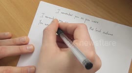 ASMR Handwritten Poems (Binaural / No talking / No speaking)