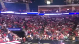 Hundreds of empty seats in Tulsa at Trump's first campaign rally in four months
