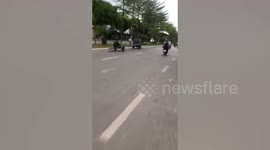 Wacky Trailer Vehicle Amuses Drivers In Vietnam