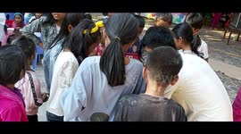 Sharing Khmer traditional food