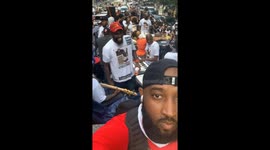 Musical show dedicated to Black Lives Matter march in Washington