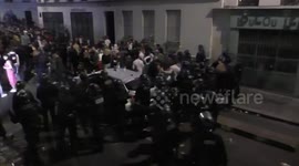 Police in Paris clear way for traffic during annual music festival