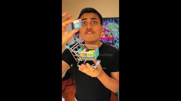 Mini Shoping Cart Magic Tricks !! ( Shrinking TROLLEY)