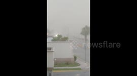 Visibility extremely low as Saharan dust cloud sweeps over Mexico