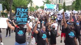 March of Dads on Father's Day in Washington, DC, USA