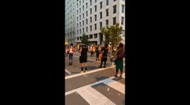 Drum Performance on the Protest in Washington