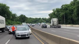 Philadelphia Highway Car Fire #2