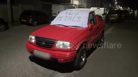 Car owner Highlights The Two Meter Rule