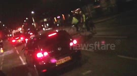 Met Police 'spotted cycling with no lights' in London