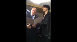 Criss Angel presented with Criss Angel Day Proclamation 