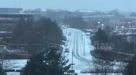 Rochdale hit by heavy snow