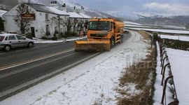 Gritters keep Cumbrian roads open 