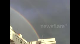 Double Rainbow Discovered by Cat Siblings.
