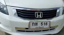 Wild monitor lizard caught after hiding from people inside car engine