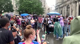 Elected Officials called out at Black lives matter, Occupy City Hall demonstration.