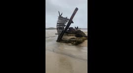 Bad Eddie on a wild Atlantic way day in Donegal 2020