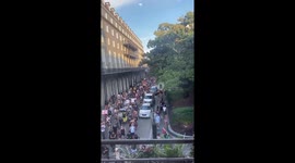 Protest in New Orleans for BLM and defunding the police
