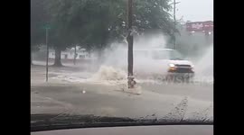 Severe flooding in Hot Springs, Arkansa