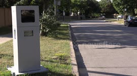 A Toronto photo radar speed camera has been stolen off a city street