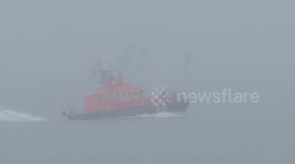Sheerness Lifeboat out on a shout in poor visibility 30 June