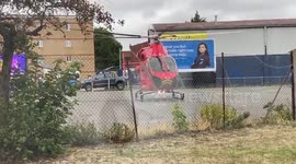 Incident in south London sees air ambulance take off from car park