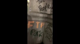 Occupy City Hall graffiti NYC