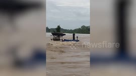 Floods submerge villages in eastern Thailand after heavy rain