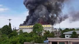 Investigators examine charred remains of $64m Thai mansion fire damaged by fire