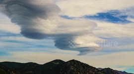 Lenticular Clouds over Boulder Colorado