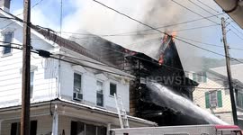 2nd Alarm duplex fire, Shamokin, Pa