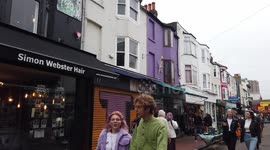 Brighton high street busy with shoppers on Super Saturday
