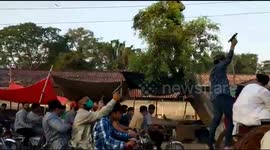 Bikers in Pakistan fire guns into the air