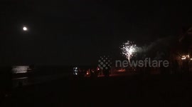 Indian Beach, Delaware USA July 4 Independence Day Fireworks and House party