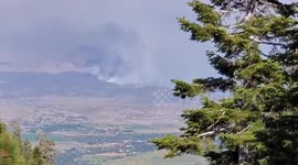 Numbers Fire aerial view captures devastation that flame has caused in Nevada