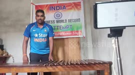 Meet the Indian man who can bend FIFTEEN iron rods with his teeth