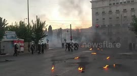 Clashes erupt as thousands protest against bill to regulate demonstrations in Athens
