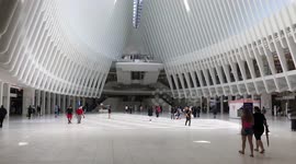 WORLD TRADE CENTER ALMOST BACK TO THE NEW NORMAL. THE OCULUS, NEW YORK, NY.