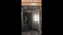 Cutting brick for front door