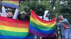 Protesters in Moscow demonstrate against constitutional amendments