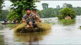 Watch - 68 deaths and over 48 lakh people affected due to flood across 30 districts in Assam