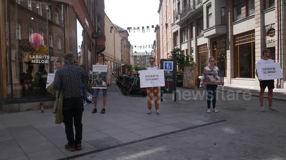 Protest act for animal rights takes place in Malmö, Sweden - Buy, Sell ...