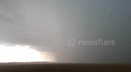 Viewer gets engulfed by storm