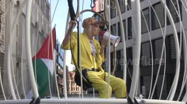 Vivienne Westwood dies: File footage shows fashion designer at Assange protest