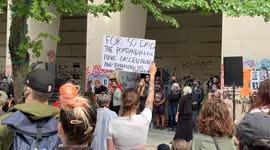 Portland Protest 7/21 1am (no audio)