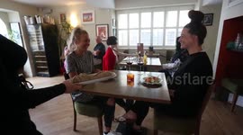 Restaurant uses mannequins to help keep customers socially distanced