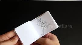 Incredible handcrafted flipbook shown off by Ukrainian YouTuber