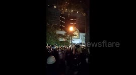 Protesters in Portland gather outside government buildings on day 50 of demonstrations