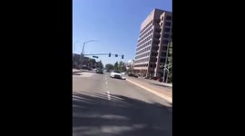 Crazy “Karen” tries to run over protesters